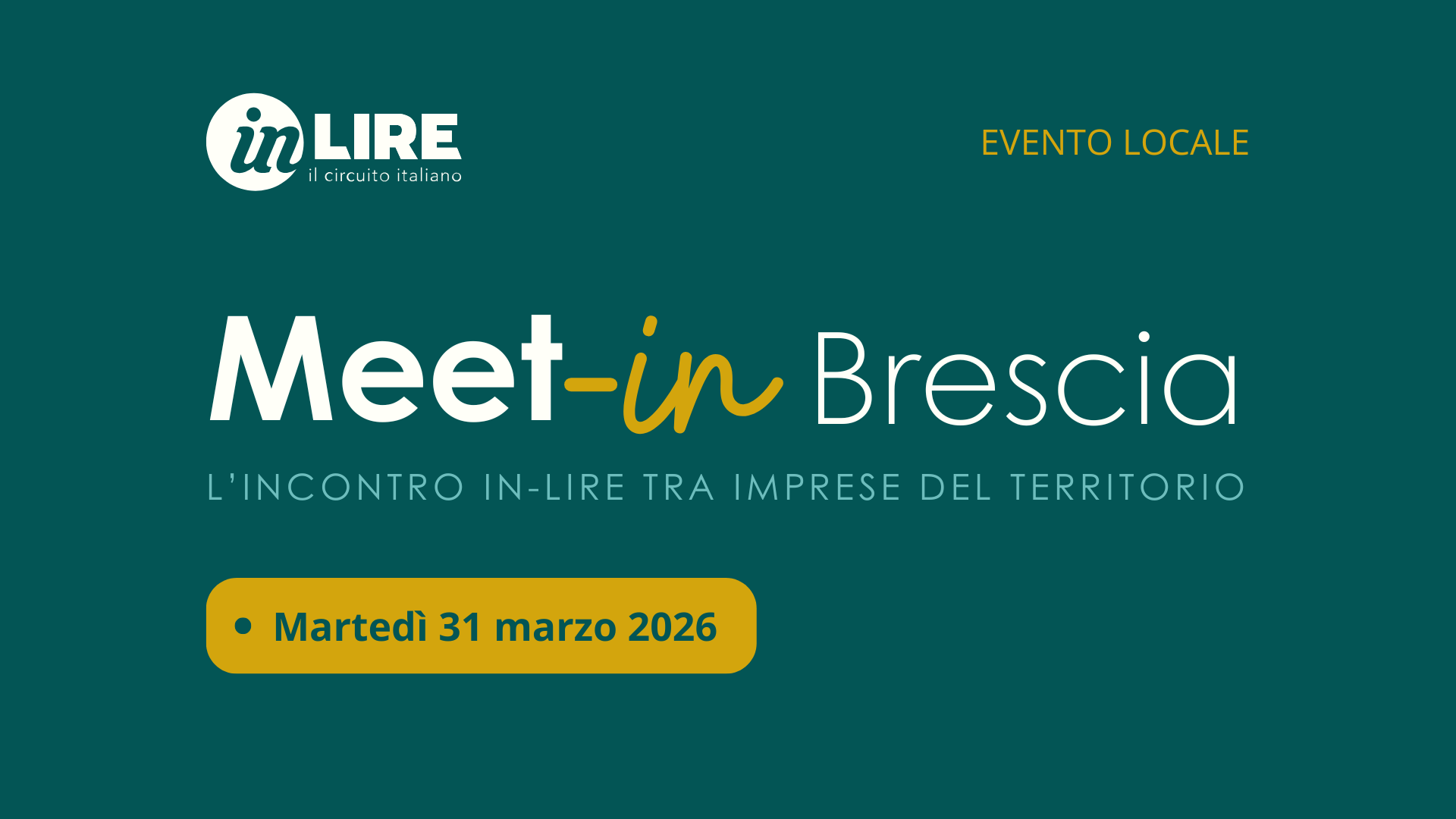 Meet-in Brescia 31 marzo